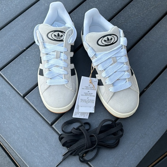 Adidas Campus 00s Crystal White Core Black - Picture 2 of 6